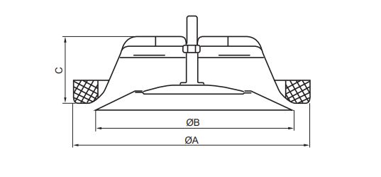 Dimension of Metal Supply Air Valve (ASV)