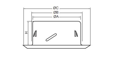 Dimension of Stainless Steel Air Valve (SSAV)