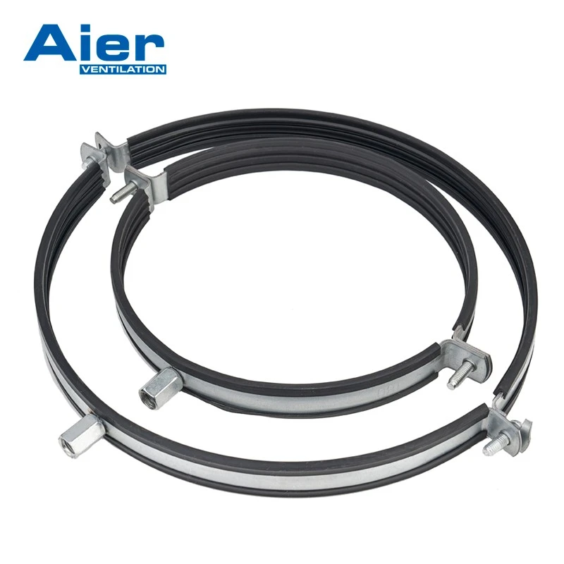 Ventilation Pipe Clamps With Rubber (PCWR)