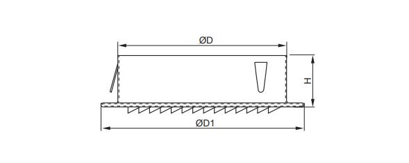 Dimension of Aluminium External Louver (AEL)