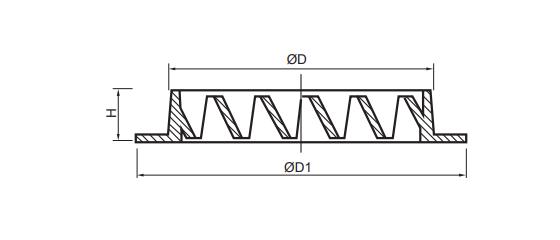 Dimension of Casting Type Aluminium External Louver (CAEL)