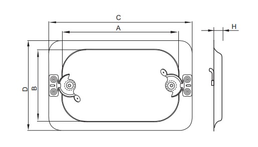 Dimension of Rectangular Access Door (RDAD)