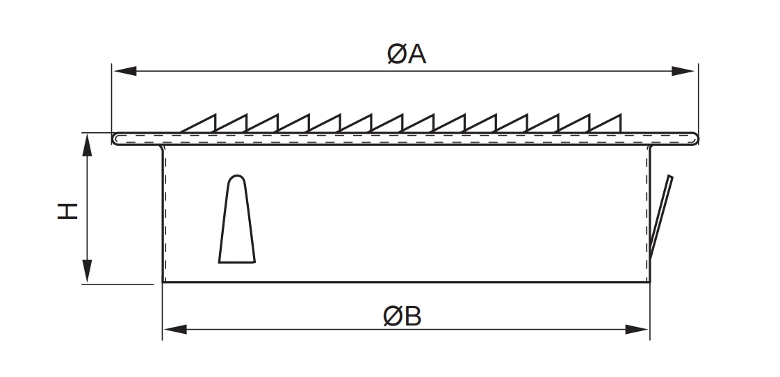 Dimension of Aluminium External Louver (AEL)