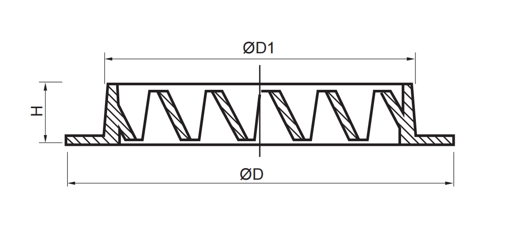 Dimension of Casting Type Aluminium External Louver (CAEL)