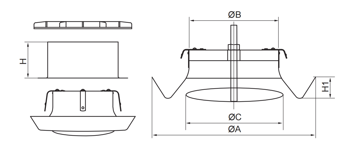 Dimension of Stainless Steel Air Valve (SSAV)